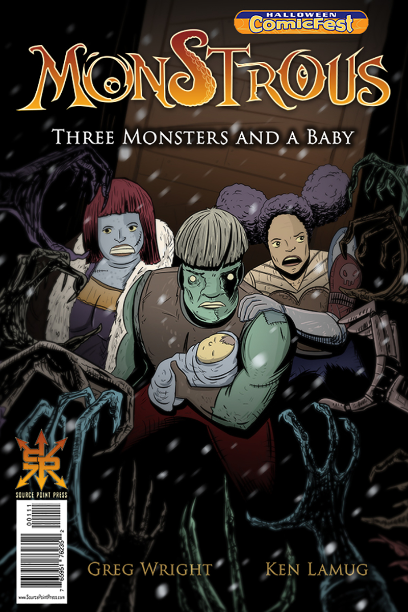 HCF 2018 MONSTROUS THREE MONSTERS AND A BABY ONESHOT