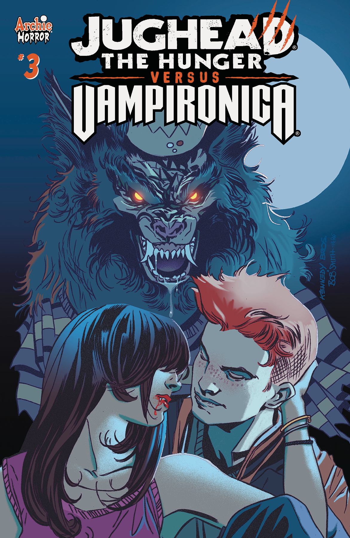 JUGHEAD HUNGER VS VAMPIRONICA #3 CVR A PAT & TIM KENNEDY (MR