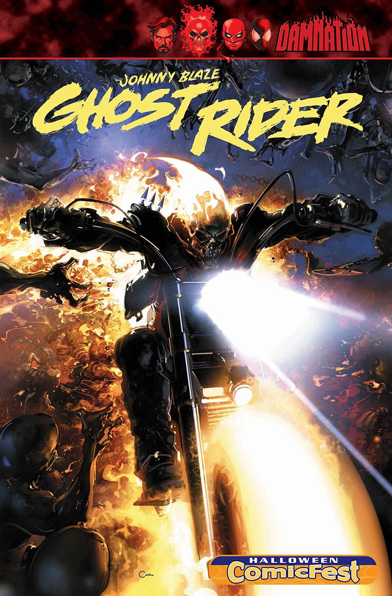 Johnny Blaze Ghost Rider King of Hell Halloween ComicFest #1 FN 2019 Stock Image 
